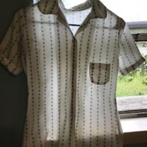 Vintage short sleeved button down